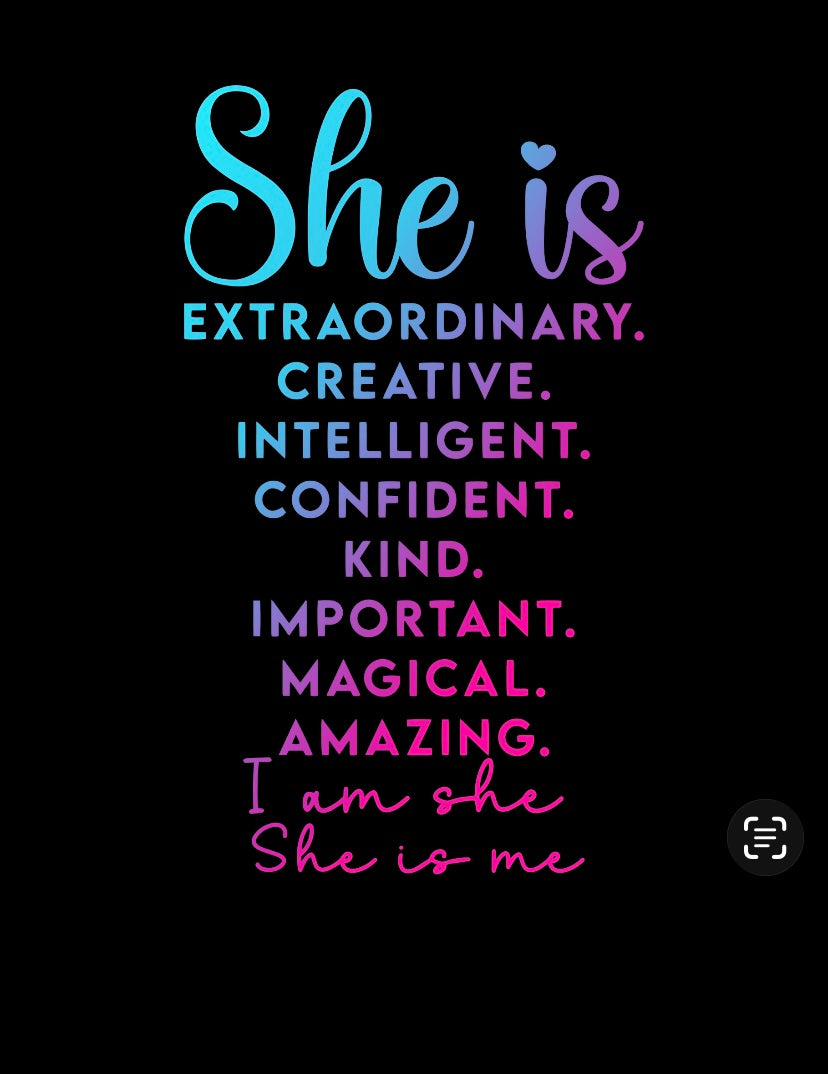 SHE MOTIVATES OTHERS